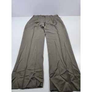 Riviera Pants Mens 40x36 Tan Boston 100% Wool Pleated Dress Trousers Canada